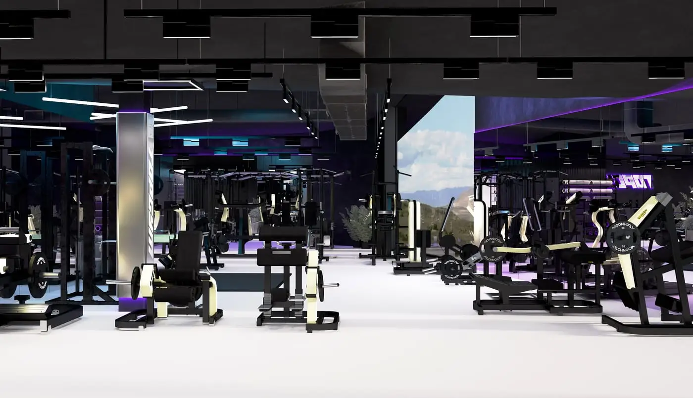TOPGYM Uluwatu, Gym floor — render