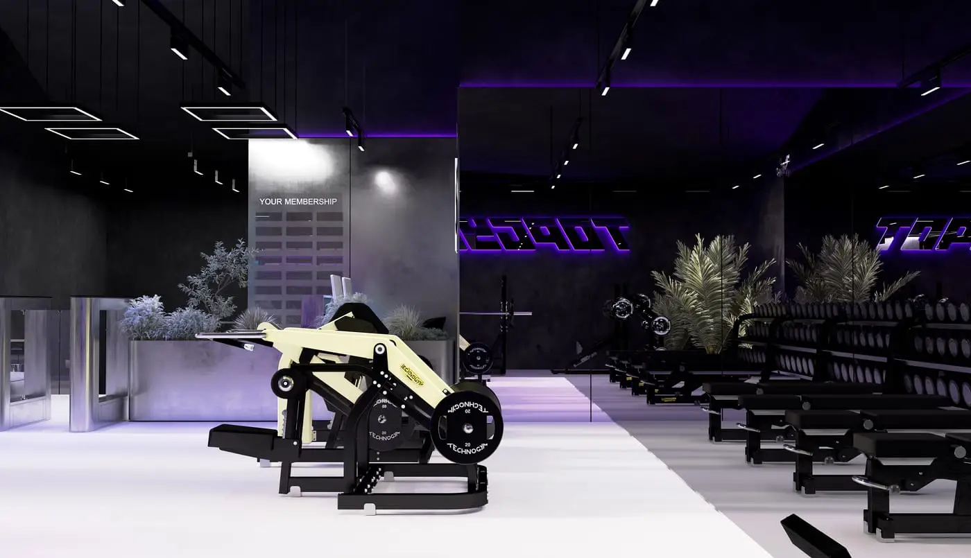 TOPGYM Uluwatu, Gym floor — render