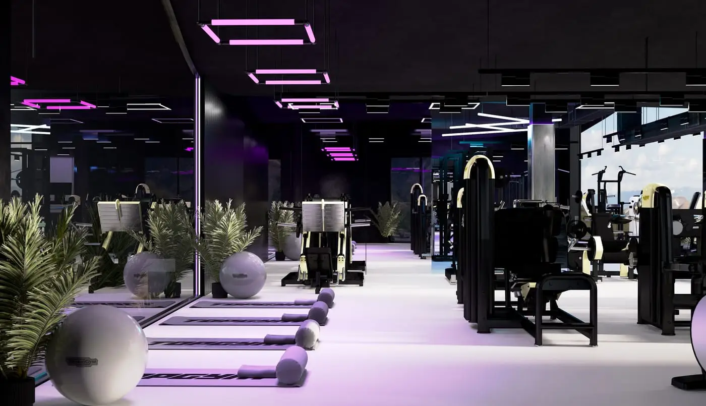 TOPGYM Uluwatu, Gym floor — render