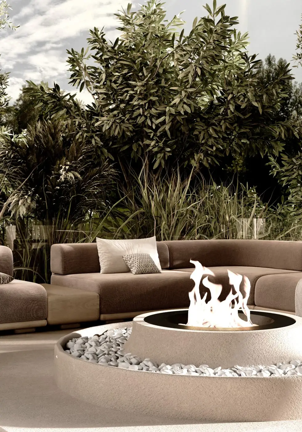 TOPGYM Uluwatu, Pool lounge — render