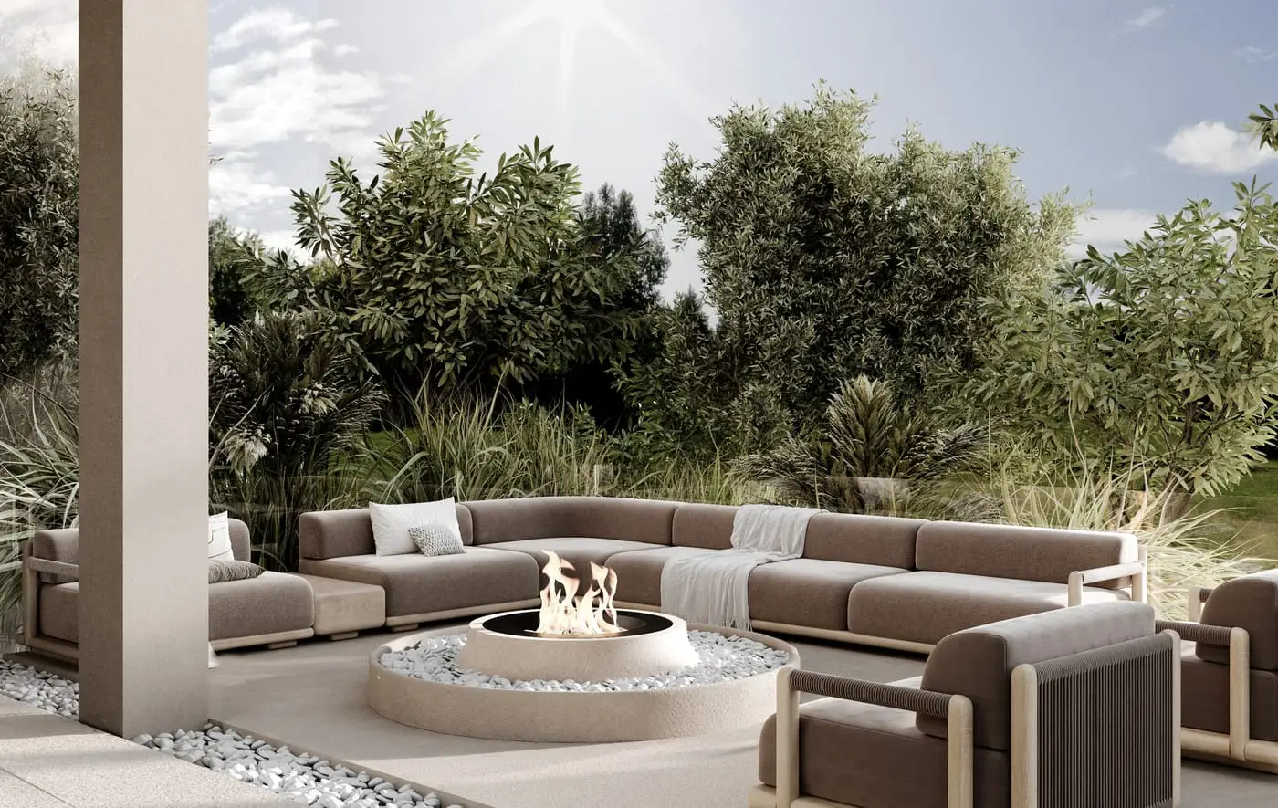 TOPGYM Uluwatu, Pool lounge — render